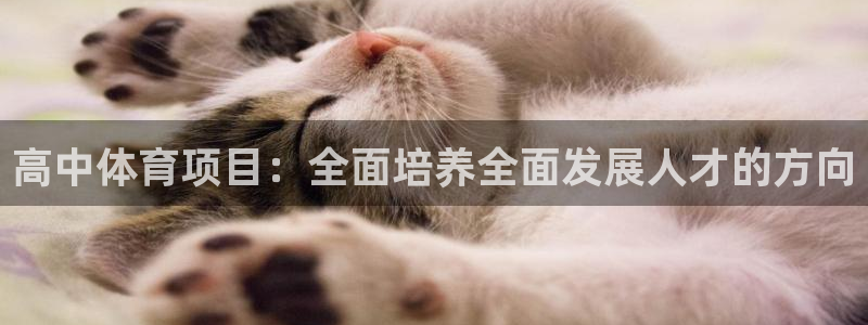 高中体育项目：全面培养全面发展人才的方向